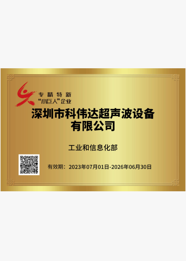 專(zhuān)精特新“小巨人”企業(yè)